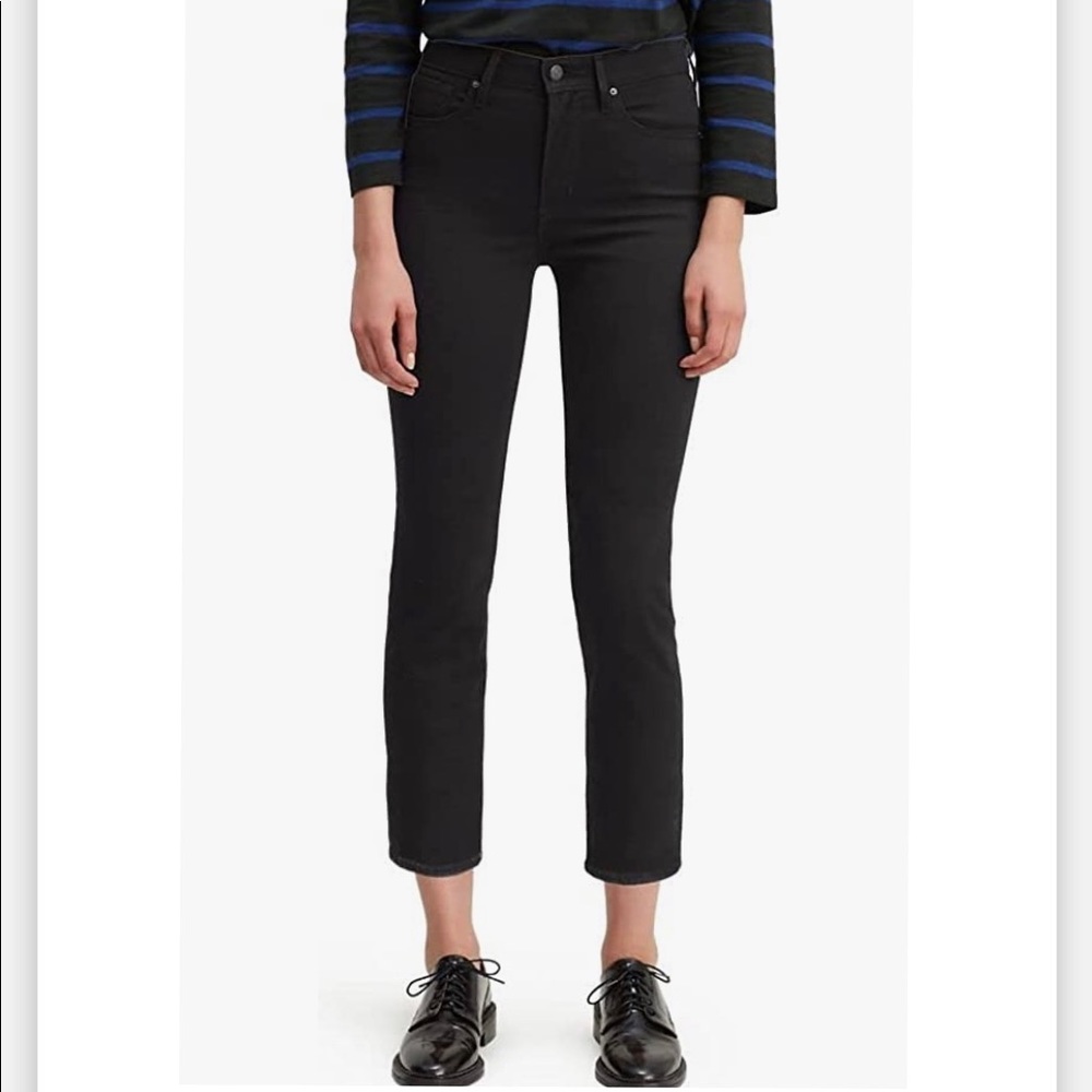 Levi's Women's 724 High Rise Straight Crop Jeans